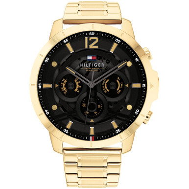 Men's Gold-Tone Stainless Steel Bracelet Watch 50mm