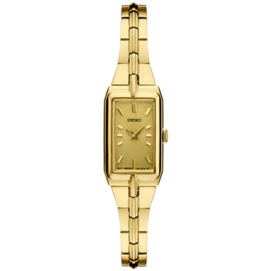 Women's Essential Gold-Tone Stainless Steel Bracelet Watch 15mm