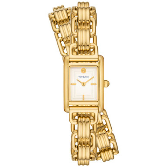 Women's The Eleanor 3-in-1 Gold-Tone Stainless Steel Bracelet Watch 19mm