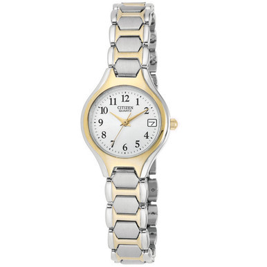 Women's Two Tone Stainless Steel Bracelet Watch 23mm EU2254-51A