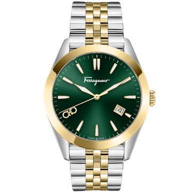 Men's Swiss Classic Two-Tone Stainless Steel Bracelet Watch 42mm