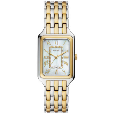 Women's Raquel Three-Hand Date Two-Tone Stainless Steel Watch, 26mm