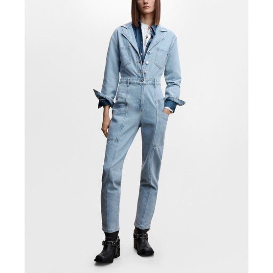 Women's Cotton Denim Jumpsuit