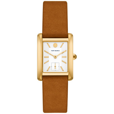 Women's The Eleanor Luggage Leather Strap Watch 24mm