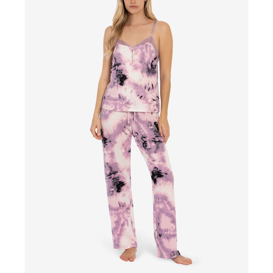 Women's Sunny Print Hacci 2 Piece Pajama Set
