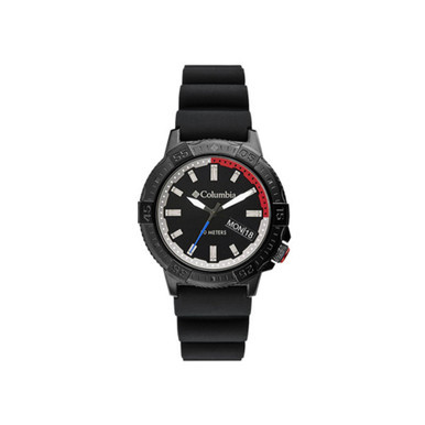 Men's Peak Patrol Black Silicone Strap Watch 42mm