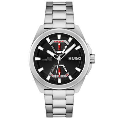 Men's Expose Stainless Steel Bracelet Watch 44mm