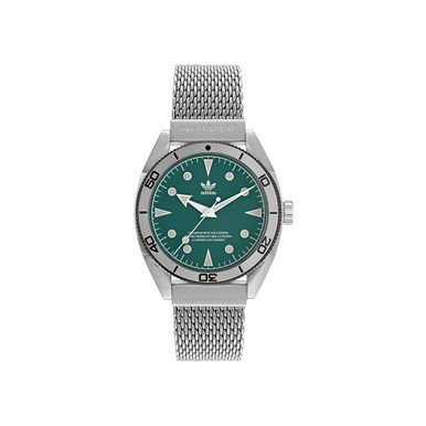 Unisex Three Hand Edition Two Silver-Tone Mesh Strap Watch 42mm