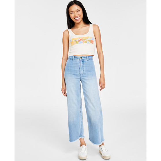 Juniors' Free Fall Indigo High-Rise Jeans