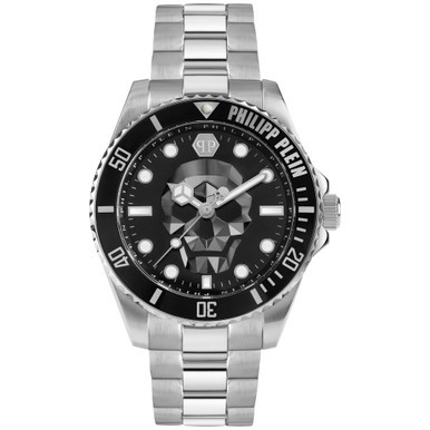 Men's The $kull Stainless Steel Bracelet Watch 44mm