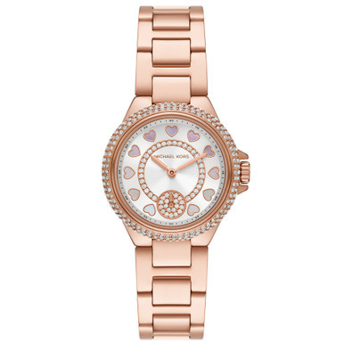 Women's Camille Multifunction Rose Gold-Tone Stainless Steel Bracelet Watch 33mm