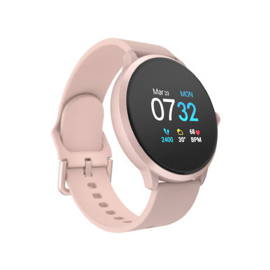 Sport 3 Women's Touchscreen Smartwatch: Blush Case with Blush Strap 45mm