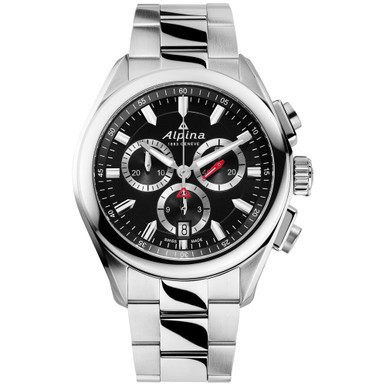 Men's Swiss Chronograph Alpiner Stainless Steel Bracelet Watch 42mm