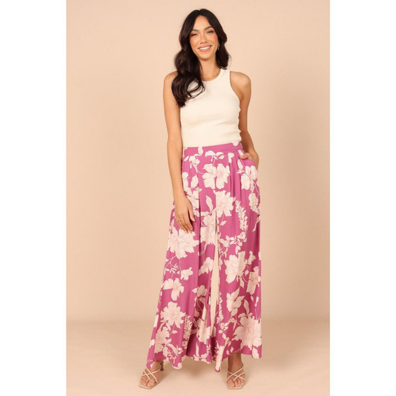 Womens Lilliana High Waisted Wide Leg Pants