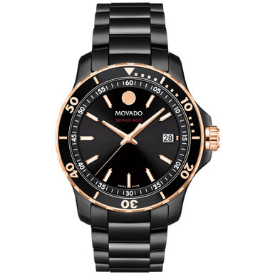 Series 800 Men's Swiss Black PVD Bracelet Watch 40mm