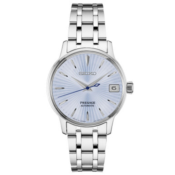 Women's Automatic Presage Stainless Steel Bracelet Watch 33.8MM