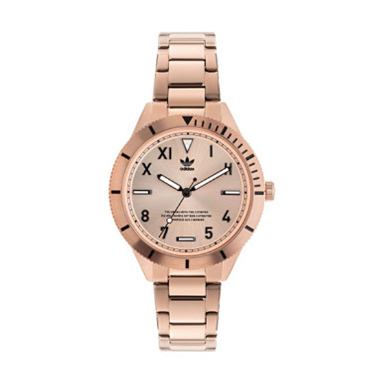 Unisex Three Hand Edition Three Small Rose Gold-Tone Stainless Steel Bracelet Watch 36mm