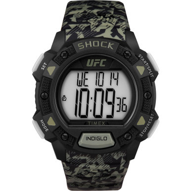 UFC Men's Quartz Core Resin Camo Shock watch, 45mm