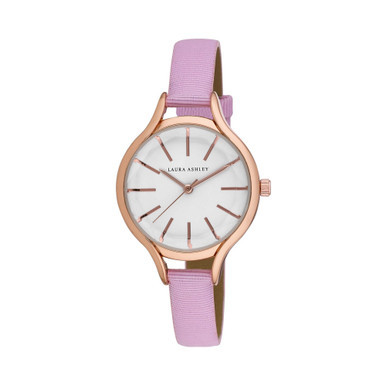 Women's Pink Grosgrain Strap Watch 32mm