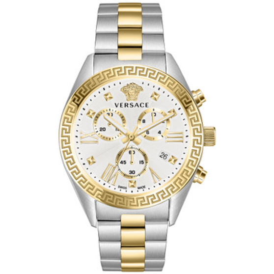 Women's Chronograph Greca Two Tone Bracelet Watch 40mm