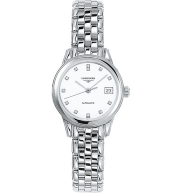 Women's Swiss Automatic Flagship Diamond Accent Stainless Steel Bracelet Watch 26mm L42744276
