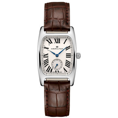 Men's Swiss Quartz American Classic Boulton Brown Strap Watch