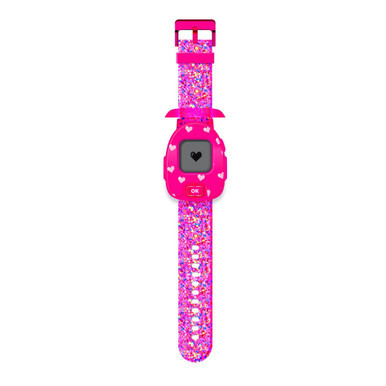 Kids Hearts Pink Silicone Strap Smart Watch 42.5mm
