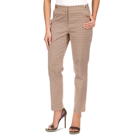 Women's Geo-Printed Cropped Sailor Pants