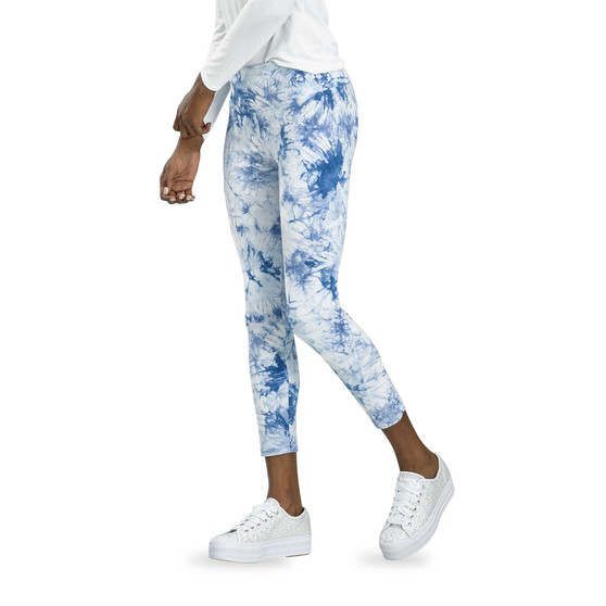 Active Tonal Tie Dye Skimmer Cropped Leggings