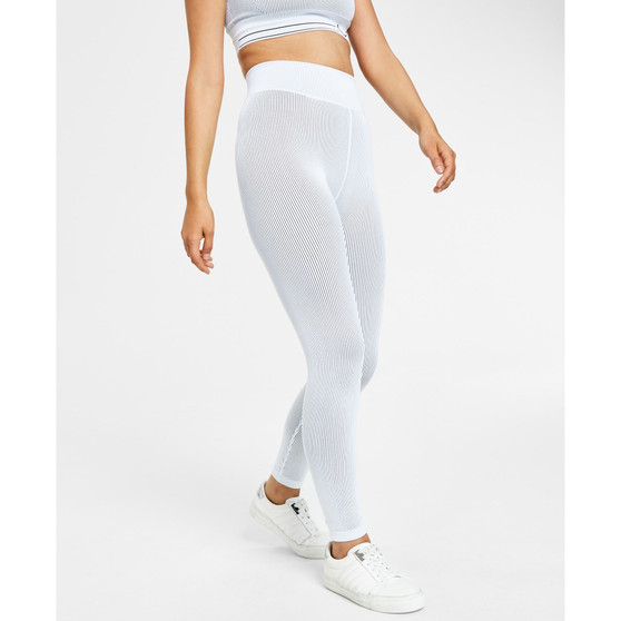 Womens Ribbed High Rise 7/8 Leggings