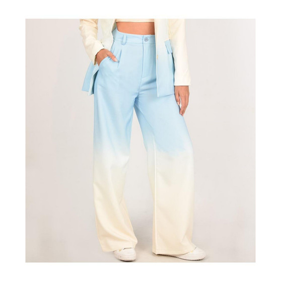 Ombre You Say High Waisted Women's Blue Pants