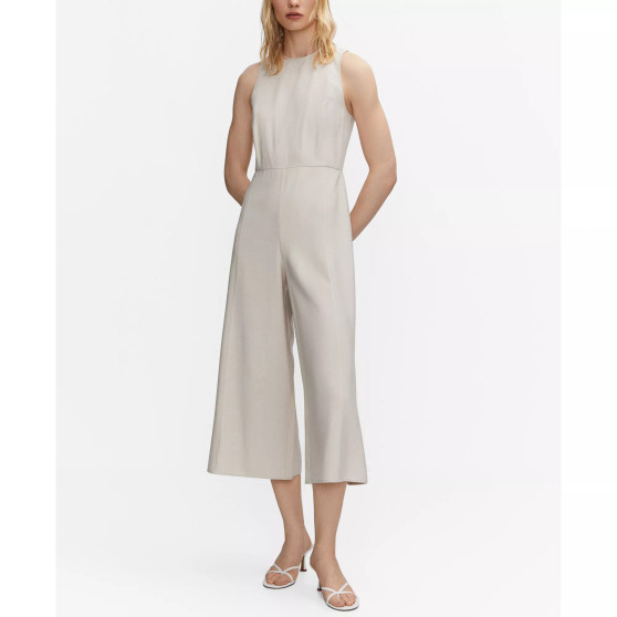 Women's Cropped Straps Jumpsuit