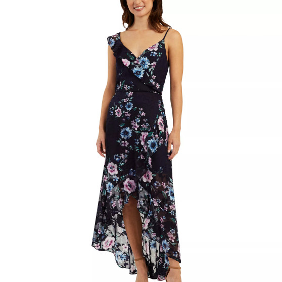 Juniors' Asymmetrical-Ruffle High-Low Dress, Created for Macy's