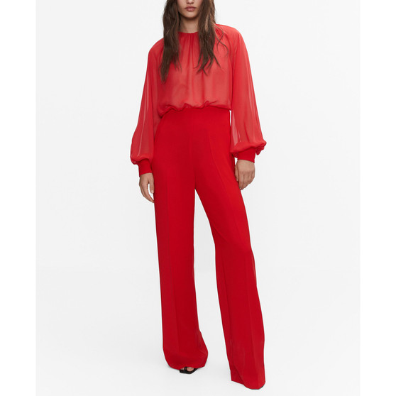 Women's Semitransparent Chiffon Jumpsuit