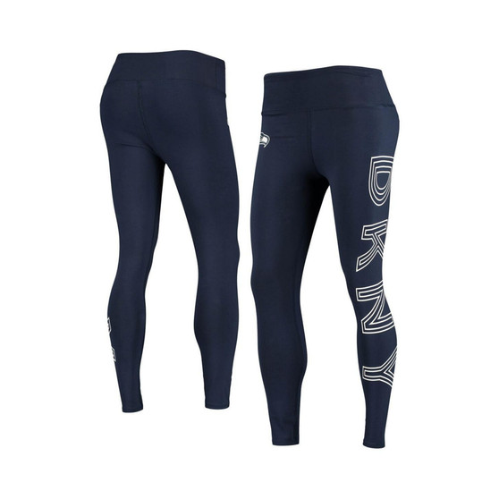 Women's College Navy Seattle Seahawks Sami High Waisted Leggings