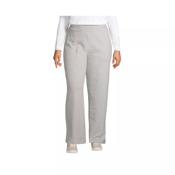 Women's Plus Size High Rise Serious Sweats Wide Leg Sweatpants