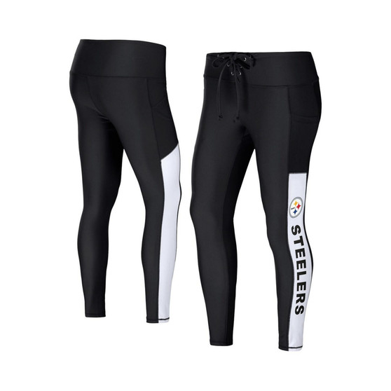 Women's Black Pittsburgh Steelers Leggings