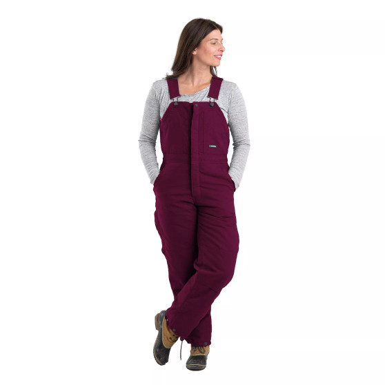 Women's Long Softstone Duck Insulated Bib Overall