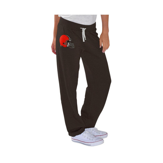 Women's Brown Cleveland Browns Fleece Scrimmage Pants
