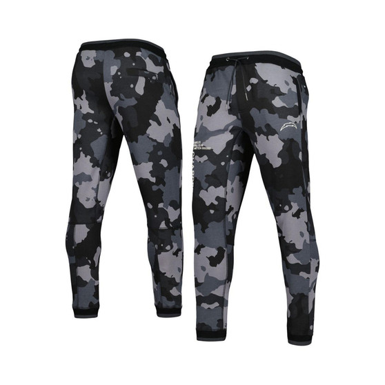 Men's and Women's Black Los Angeles Chargers Camo Jogger Pants