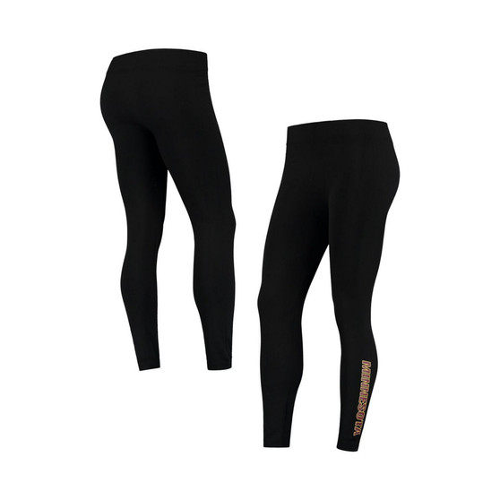 Women's Black Minnesota Golden Gophers Fleece Lined 2.0 Leggings