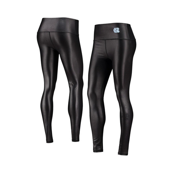 Women's Black North Carolina Tar Heels Shine Liquid Leggings