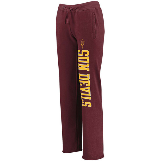 Women's Maroon Arizona State Sun Devils Sideblocker Sweatpants