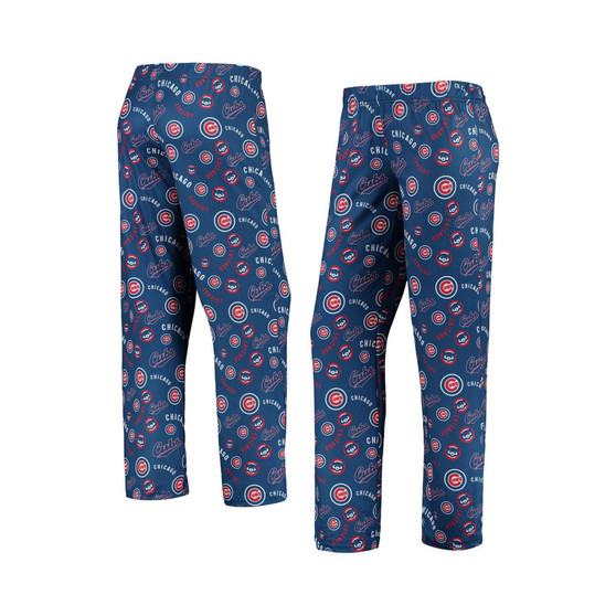 Women's Royal Chicago Cubs Retro Print Sleep Pants