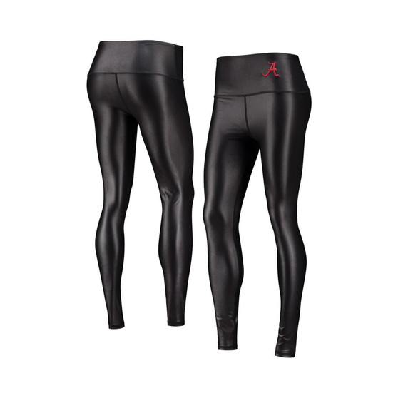 Women's Black Alabama Crimson Tide Shine Liquid Leggings