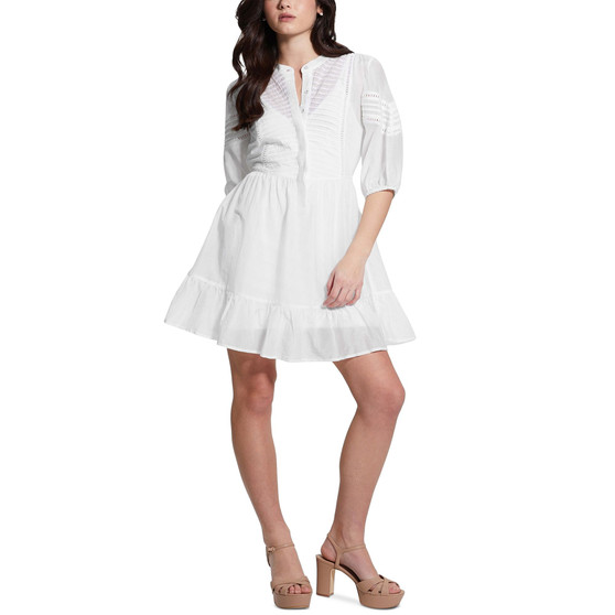 Women's Mia Elbow-Sleeve Button-Up Dress