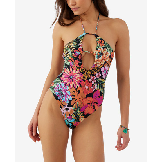 Juniors' Reina Tropical Santa Cruz One-Piece Swimsuit, Created for Macy's