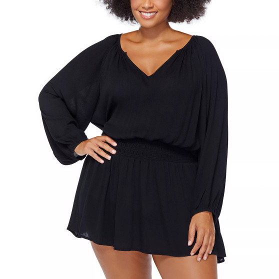 Trendy Plus Size Maui Swim Cover-Up Dress