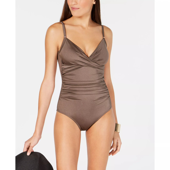 Twist-Front Tummy-Control One-Piece Swimsuit, Created for Macy's