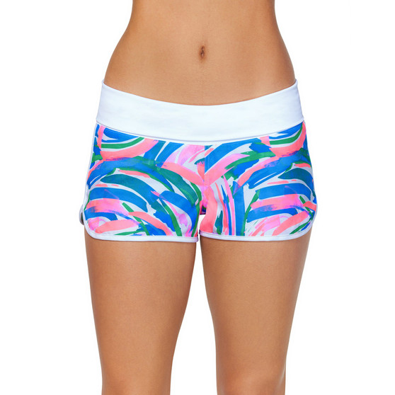 Juniors' Aloha Printed Swim Shorts